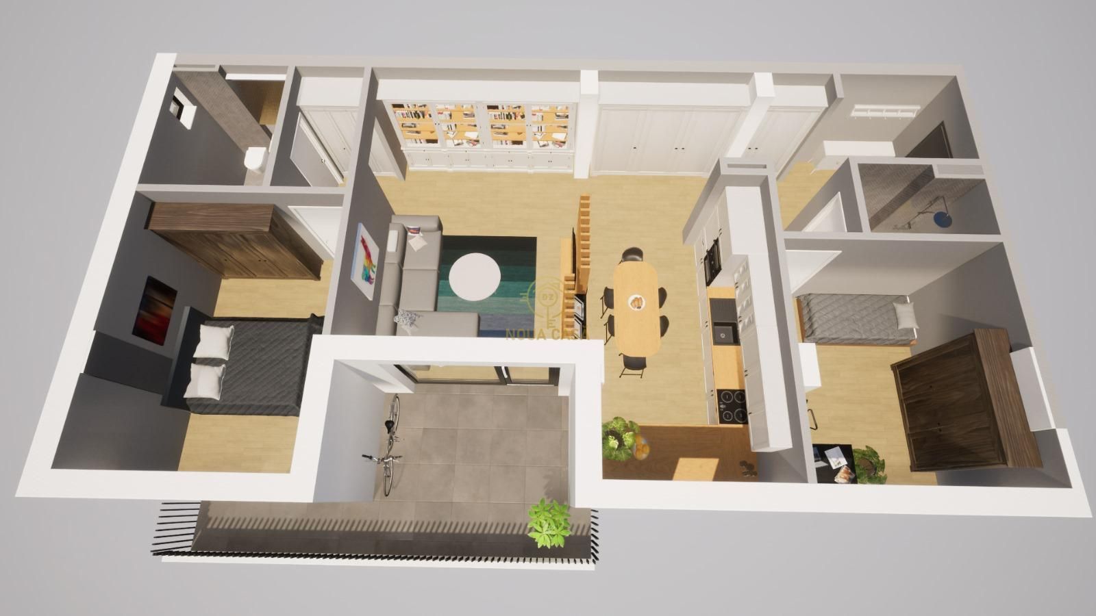 Apartament 3 Camere Cu Terasa 90MP/Bloc Nou/Etaj 1 - Poză 6