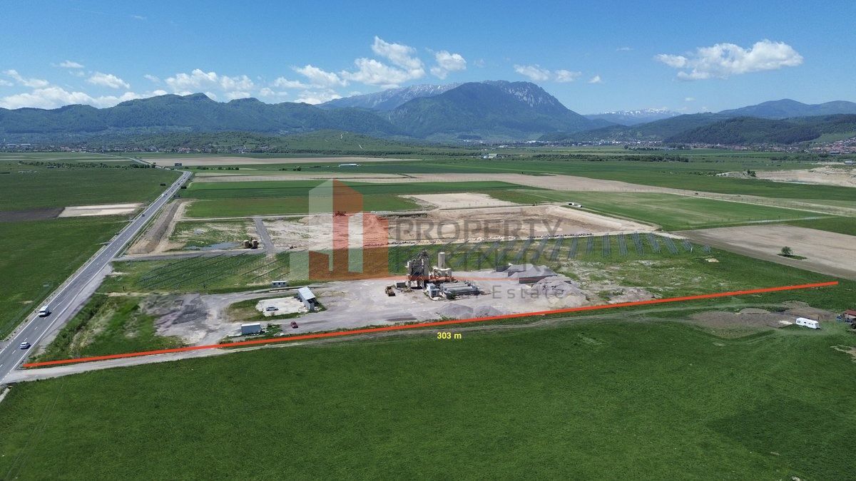 Teren pentru dezvoltare industrială/comercială 23.200 mp Râșnov DN73 - Poză 5
