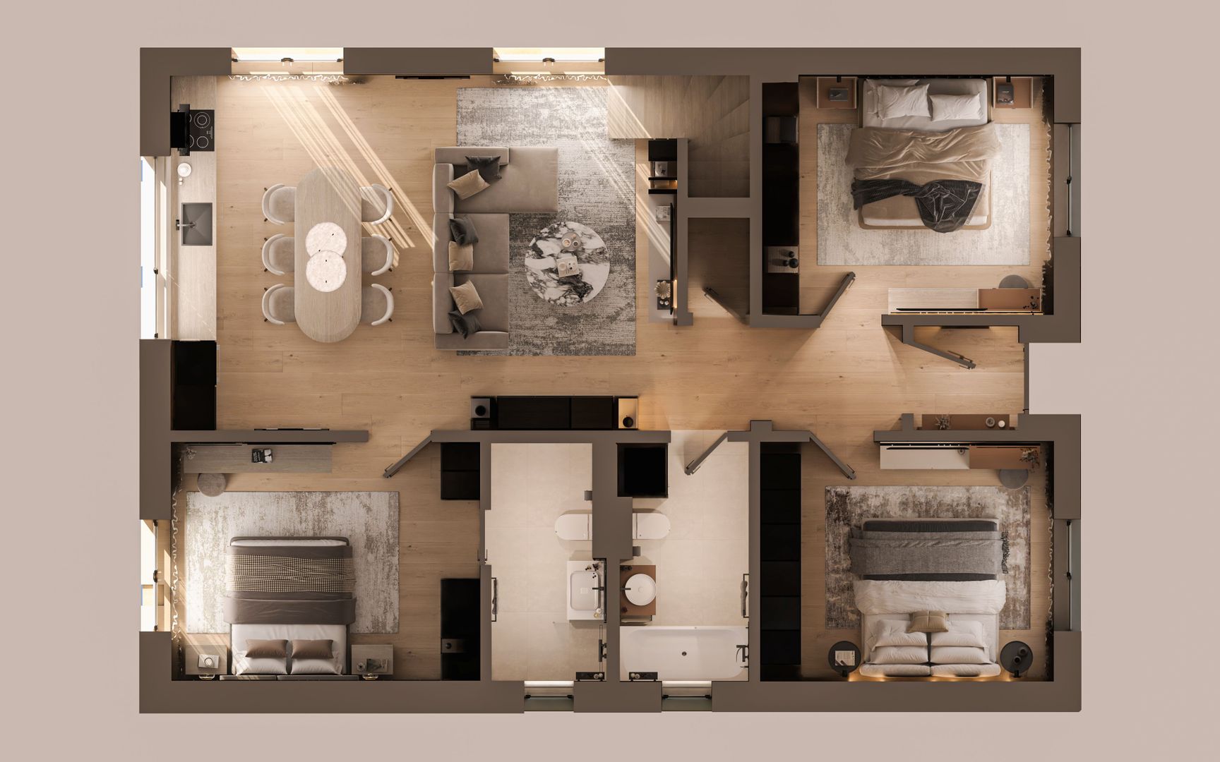 Casa construita cu alee individuala, 5 camere + mansarda locuibila - Poză 4