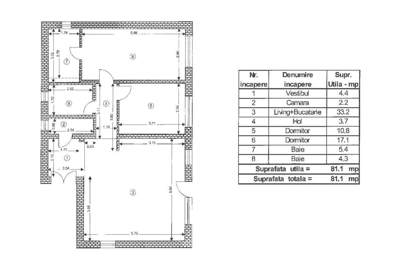 Casă individuală în Hărman, cu teren de 627 mp și bucătărie echipată - Schiță 19