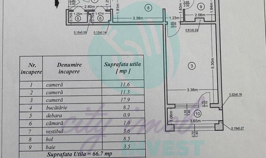 3 camere decomandate langa METROU - Poză 5