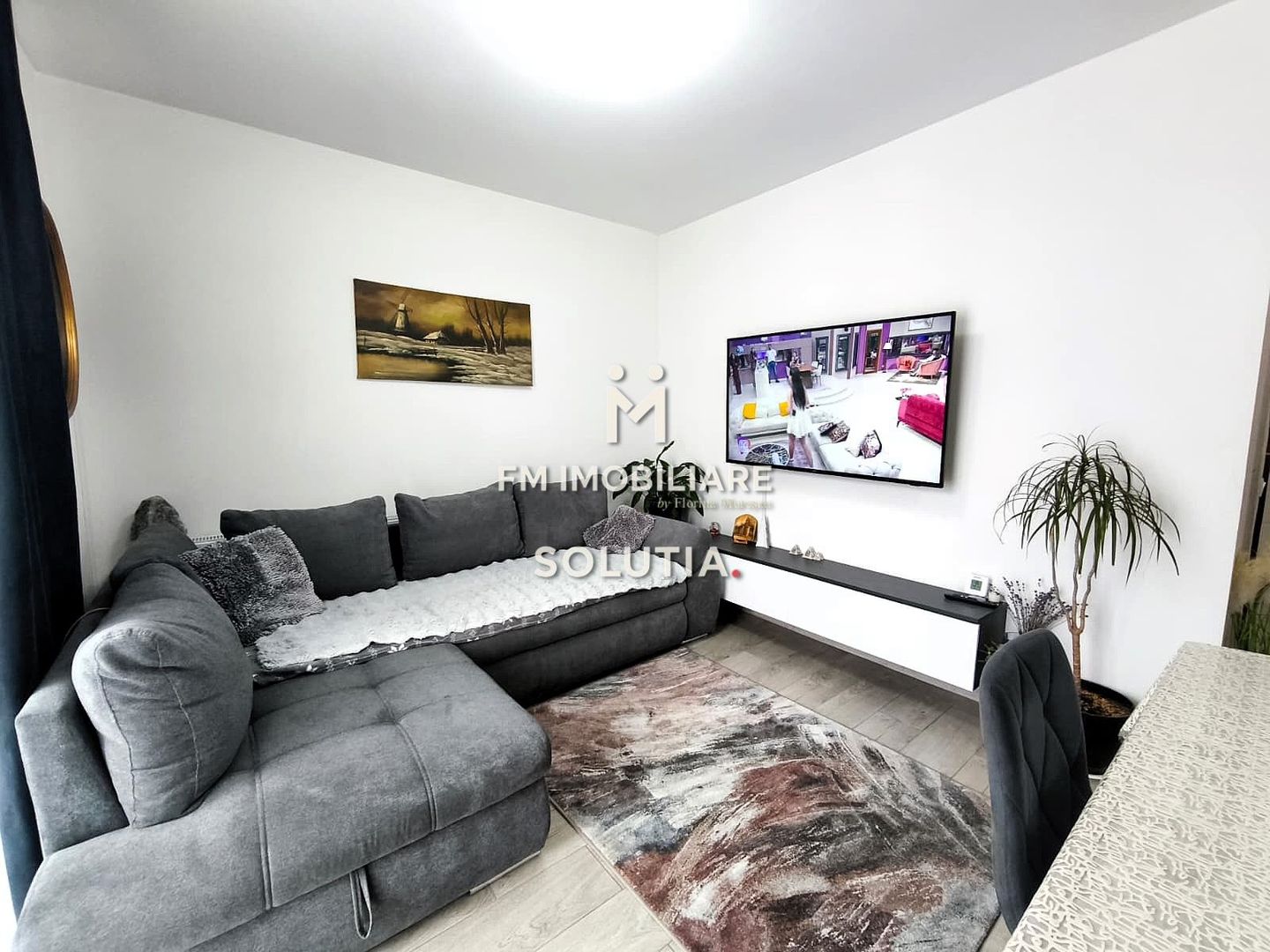 Apartament 2 camere, semidecomandat, loc de parcare, bloc nou! - Poză 3