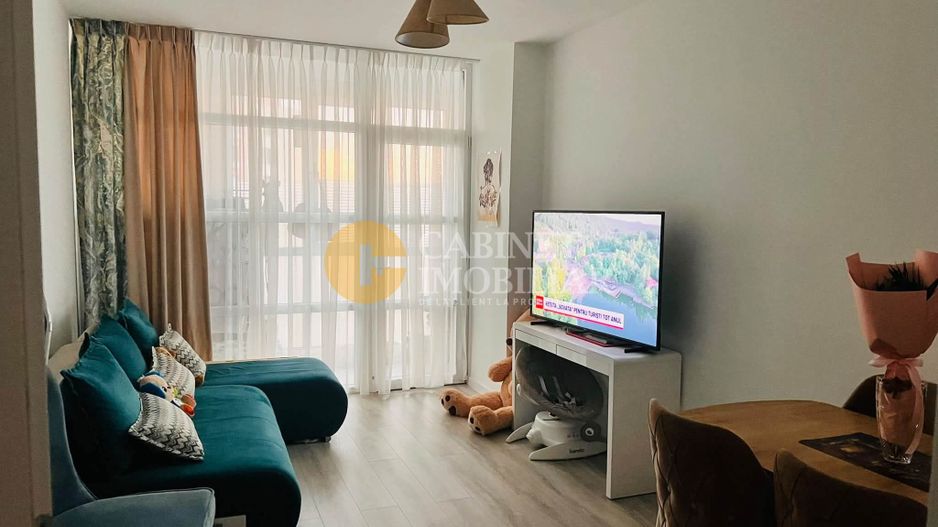 2 camere decomandat - 61mp - mobilat&utilat - ETAJ intermediar - zona Visoianu - Poză 1