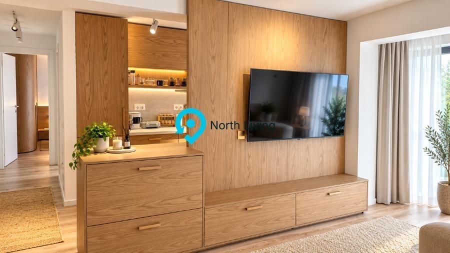 Apartament in bloc boutique 2025, mobilat lux, zona Barbu Vacarescu - Poză 2