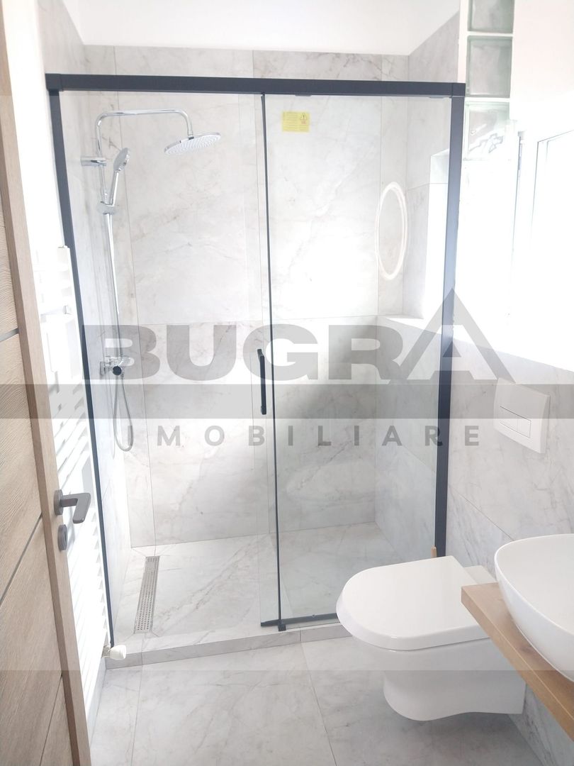 Duplex finisat modern de 120mp, curte 250mp, 2 parcari, zona Terra - Poză 16