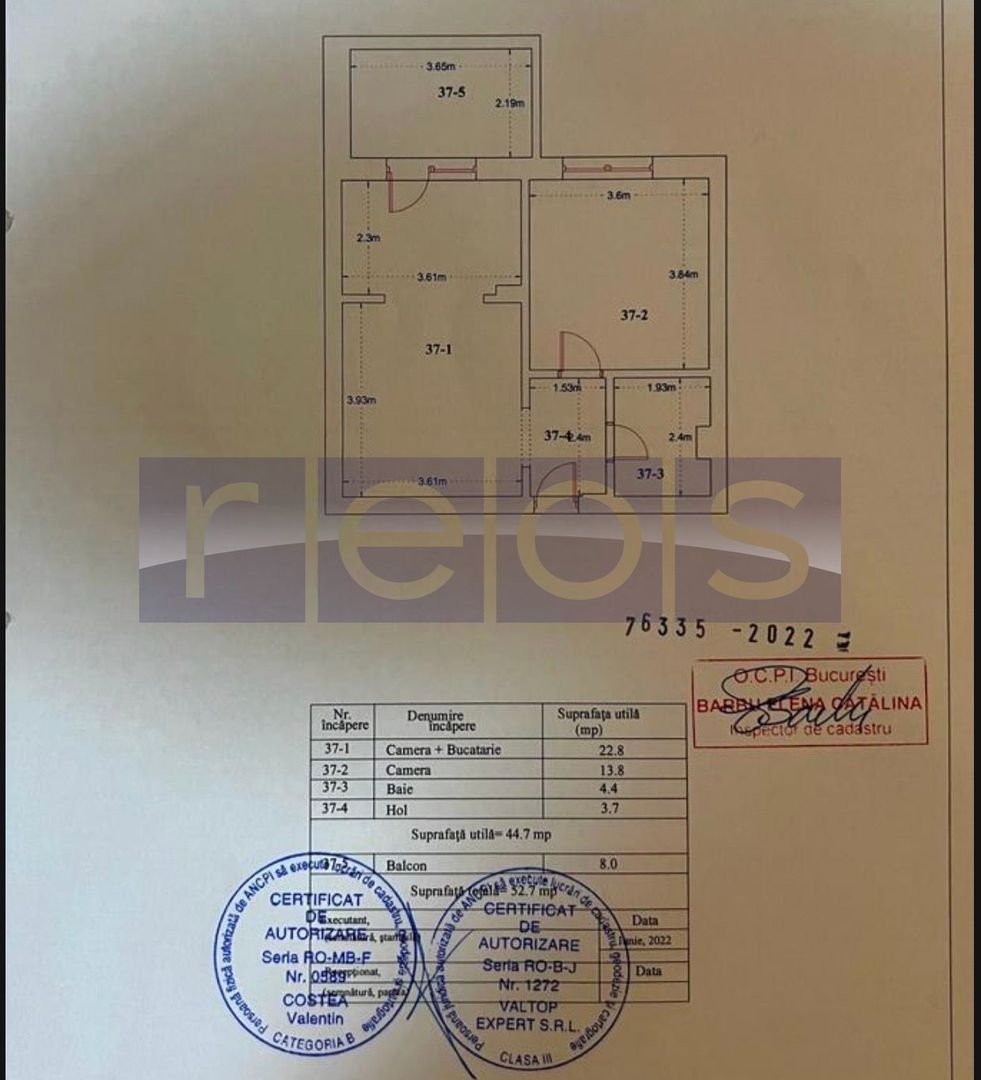 VANZARE 2 CAMERE | THEODOR PALLADY | LOC DE PARCARE | CENTRALA PROPRIE - Poză 13