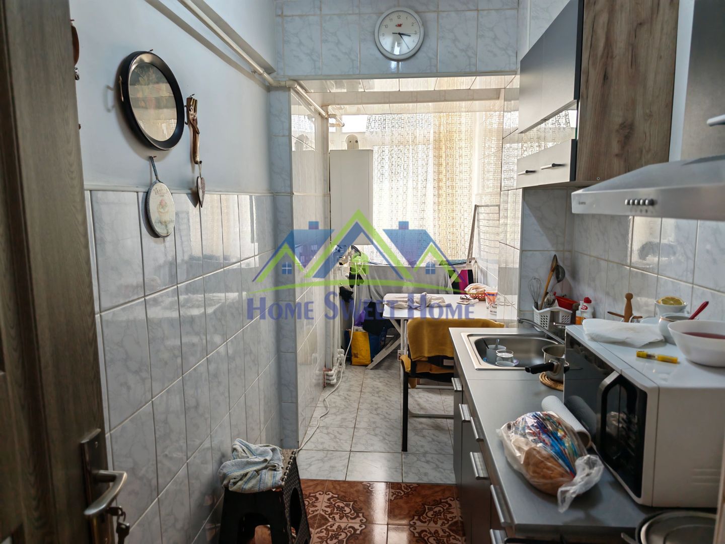 Apartament 2 camere dec., mobilat și utilat, zona M7 – bl. 17, neg.! - Poză 1