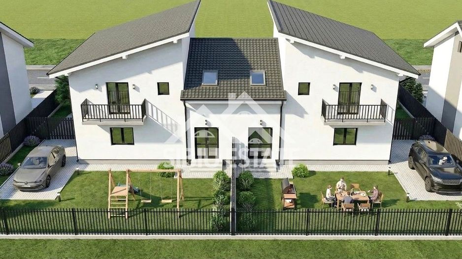 Casa noua 5 camere 3 bai, curte mare - Poză 2