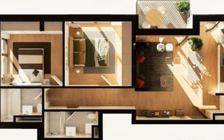 Apartament spatios/Complex rezidential premium - Schiță 9