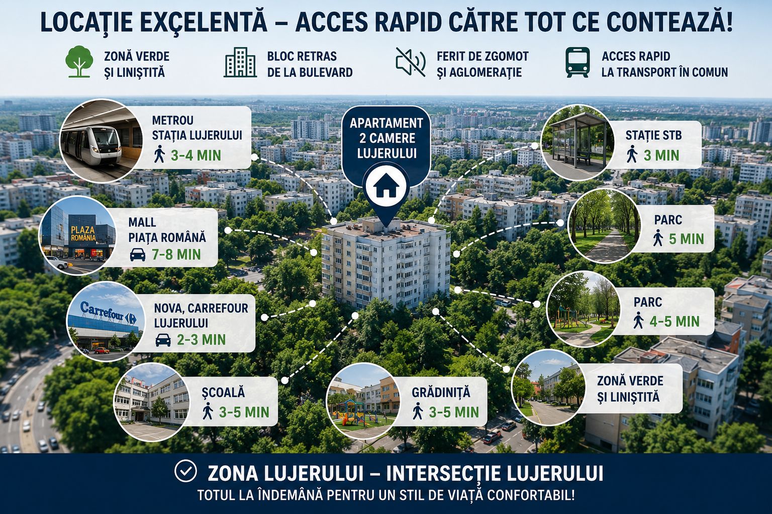 Apartament de vanzare Lujerului | Politehnica | 2 camere | decomandat - Poză 10