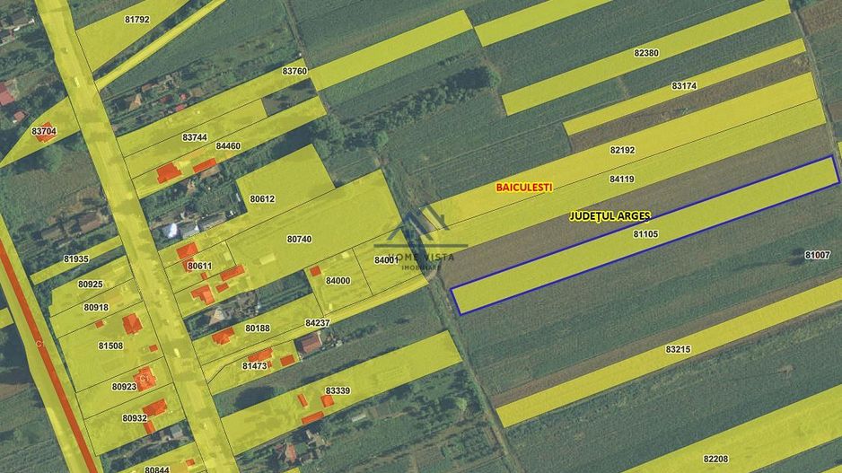 Teren intravilan 5.699 mp – Băiculești, jud. Argeș - Poză 1