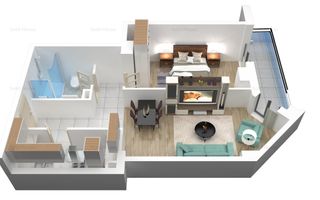 Promo la avans 50% Direct Dezvoltator  2 Cam. 56  mp   Mamaia La Butoaie - Poză 3