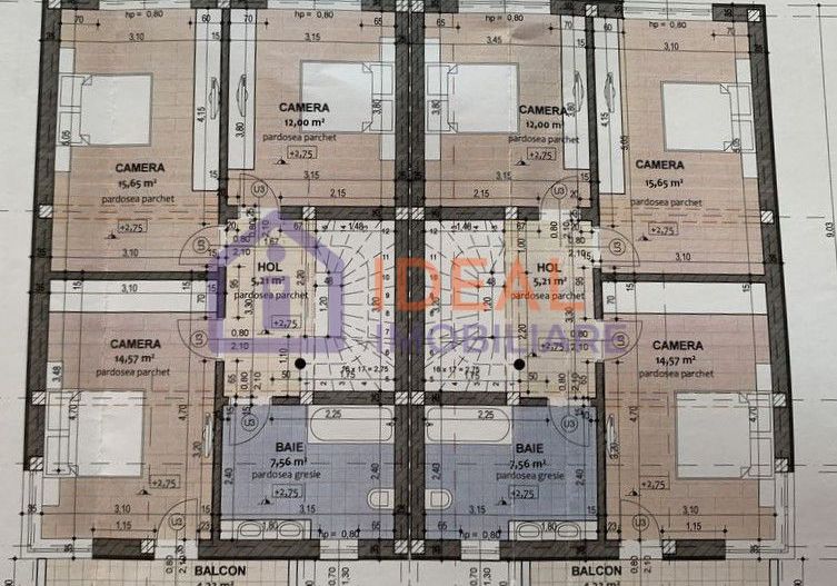 Duplex modern 4 Camere si 270 mp curte, in Cristian-Comision 0% - Schiță 4