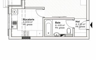 Apartament NOU intabulat 1 camera 41 mp Tatarasi 81000 euro - Poză 10