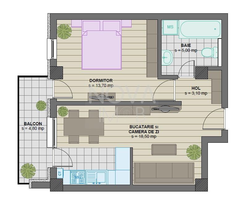 Apartament modern - Turnisor - Poză 7