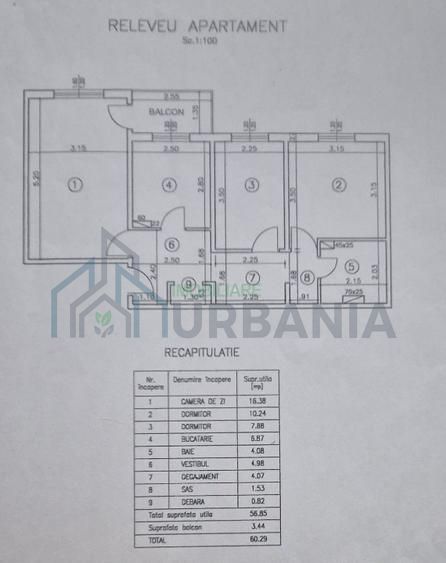 Apartament 3 camere de vânzare în Galata, Iași - Poză 7