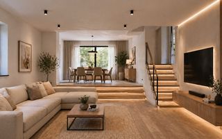 Casă spectaculoasă – 314 mp utili, cramă, terase, 7 camere, teren 432 mp - Poză 4