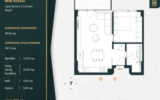 Apartament de vanzare 2 camere - Vedere Lac Pipera - Poză 13