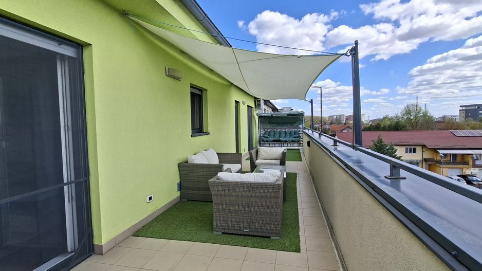 Penthouse 3 camere, terasa de 50mp - la prima inchiriere - Poză 2