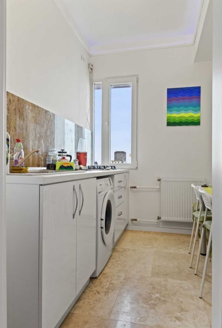 Studio Piata Romana, renovat complet, vedere panoramică dublă - Poză 7