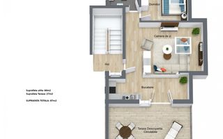 Apartament Otopeni Odaile bloc Boutique 9% doar in IULIE - Poză 3