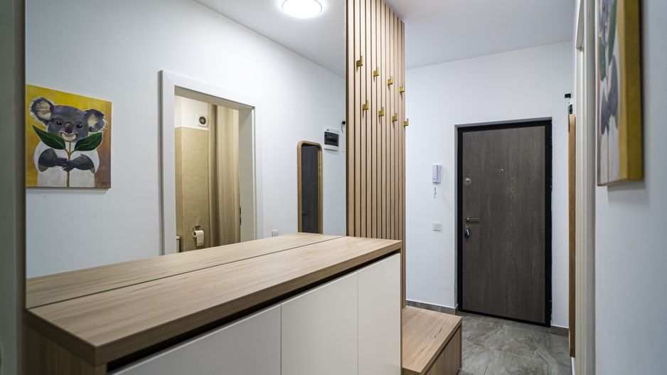 Plaza Mall- Lujerului, 2 camere, decomandat, 60 mp, etaj 2, mobilat, bloc nou - Poză 13