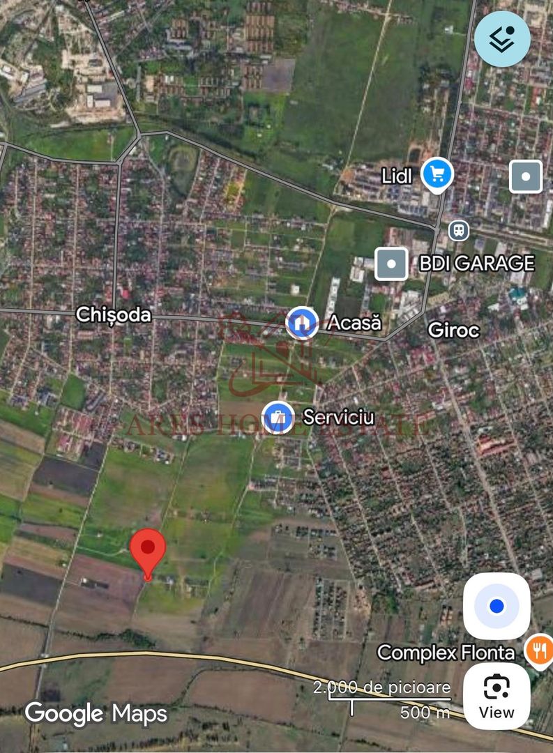 Teren investițional Chișoda | 974 mp | 2 fronturi | PUZ servicii - Poză 7
