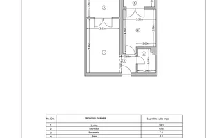 2 camere | Mobilat | Parcare | Apărătorii Patriei - Schiță 16