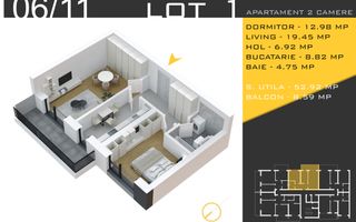 2 CAMERE_PALLADY_METROU TECLU_COMISION 0%! - Poză 5