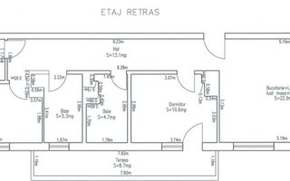 Penthouse 4 camere / 110/ mp utili cu panorama spre Lac! - Poză 12