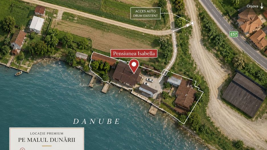 Pensiune cu acces direct la Dunare si teren de peste 6.000 mp, Berzasca - Poză 3