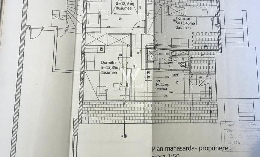 Vila superba LA CHEIE, Trei Stejari, Sibiu - Schiță 15