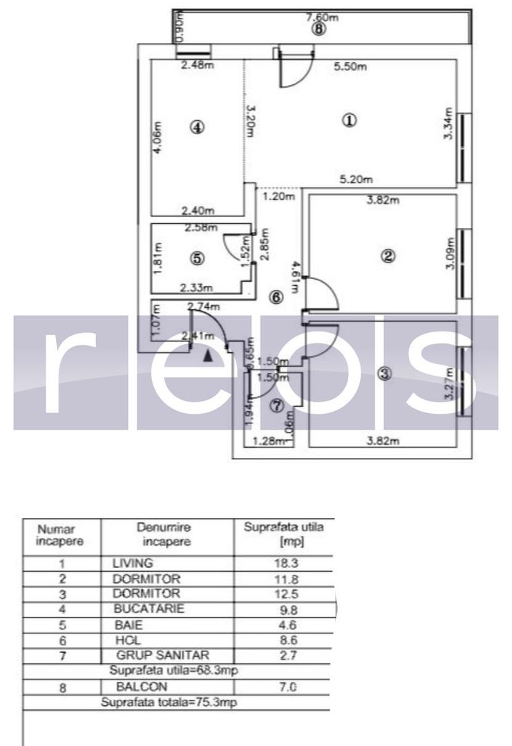 VANZARE APARTAMENT 3 CAMERE | LUX | BLOC NOU | UTILAT SI MOBILAT | - Poză 15