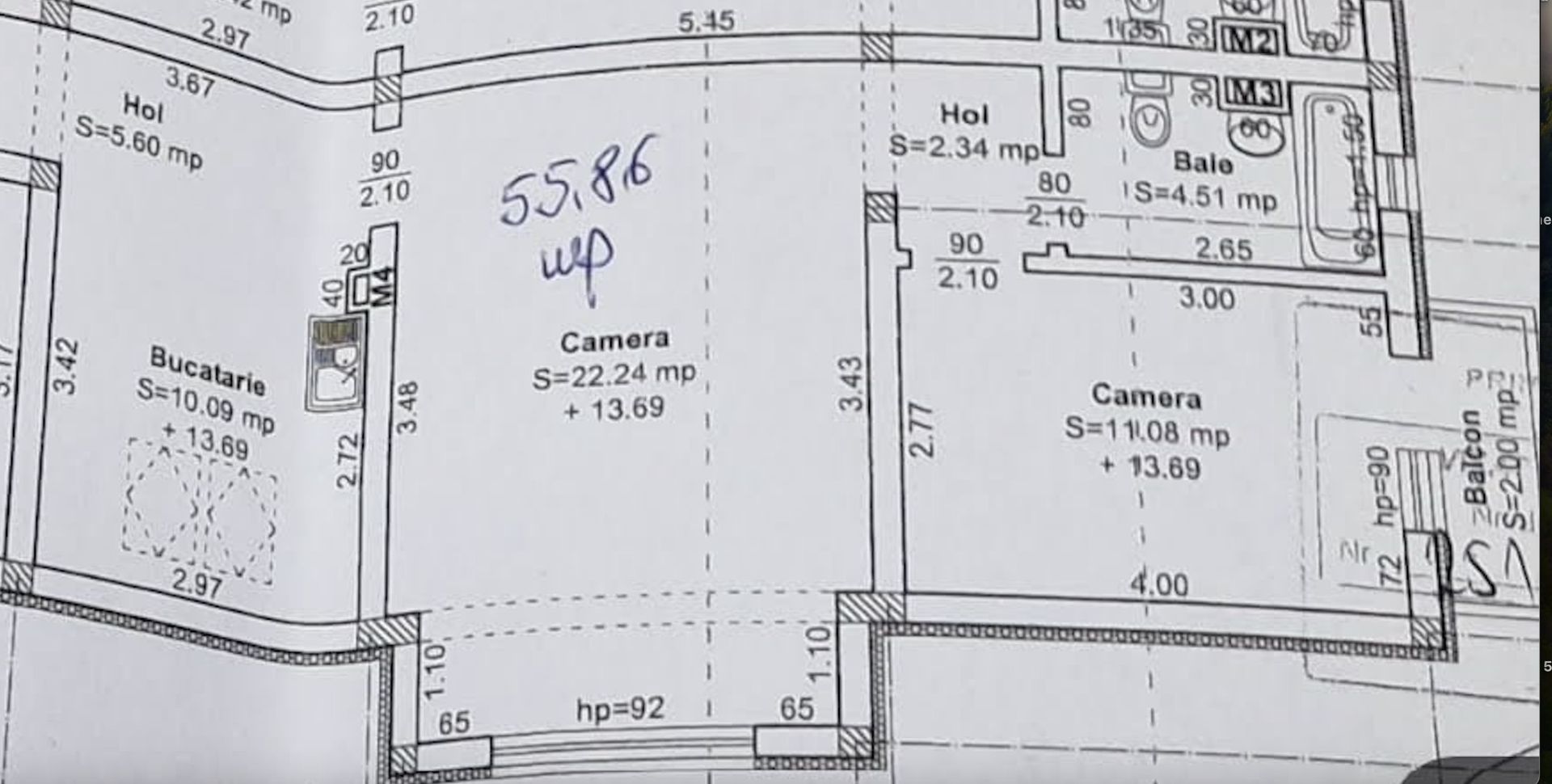 Apartament 2 camere la Mansarda zona Bucovinei - Poză 2