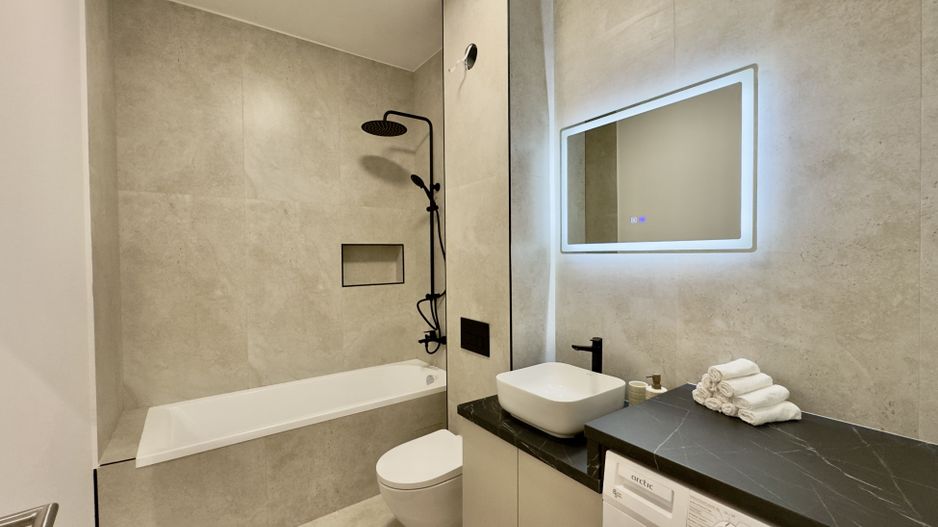 Apartament cu 2 camere, mobilat complet, terasă 18.46 - întabulat - Poză 6