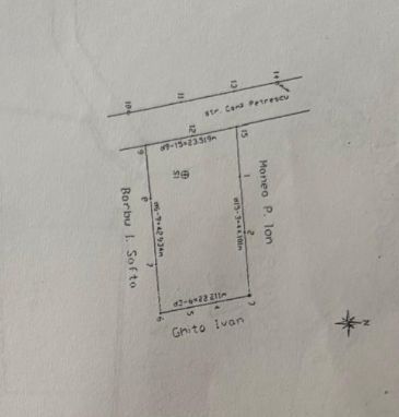 Teren 1.000 mp intravilan Tunari – utilități complete - Poză 5