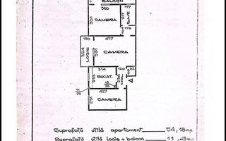 Podu Roș – Apartament 3 camere semidecomandat, Iași - Poză 1