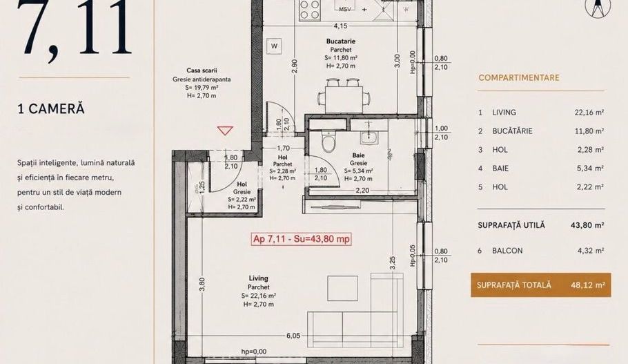 Soarelui – Braytim | Proiect Nou | Lift | Apartamente & S.A.D.-uri - Poză 14