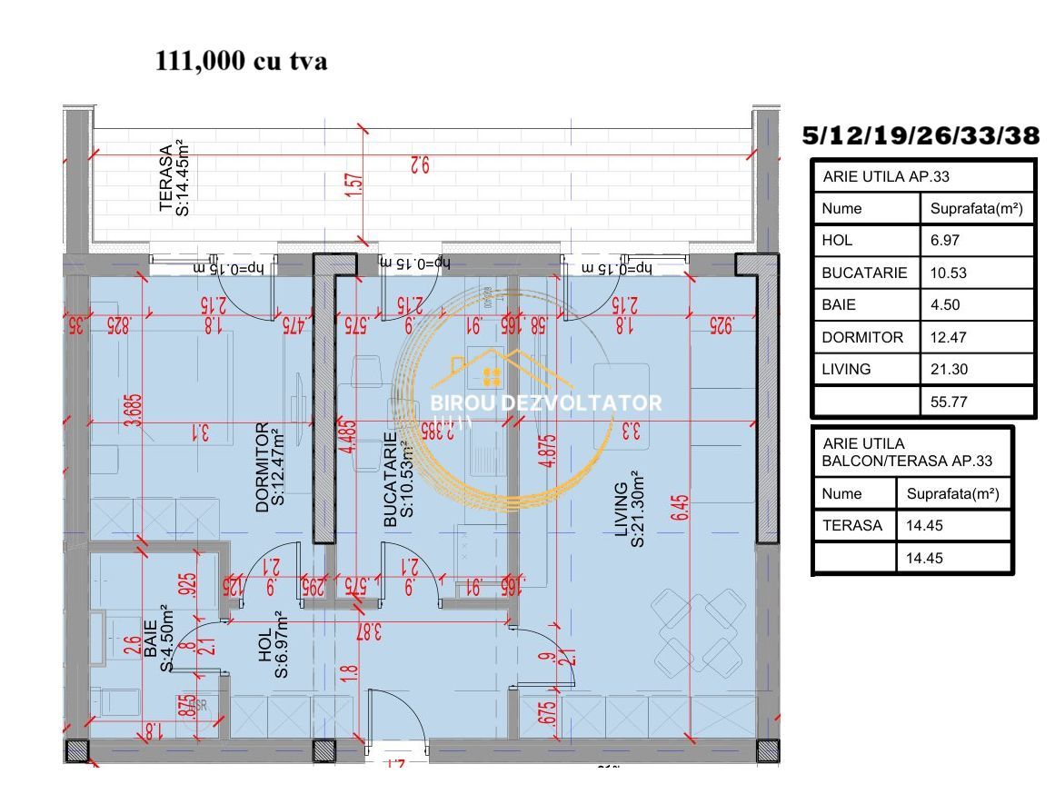 Decomandat Bucatarie 10m Titan Pallady Parc Zona verde Parcare bonus - Poză 6