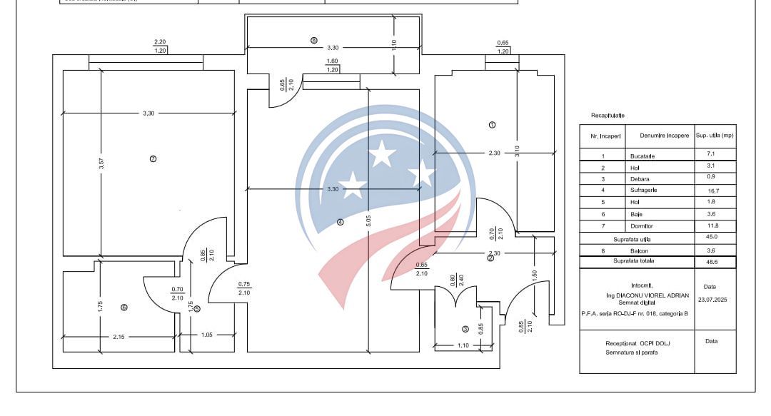 Apartament cu 2 camere(etaj 1) de vanzare in Brazda lui Novac Craiova - Poză 3