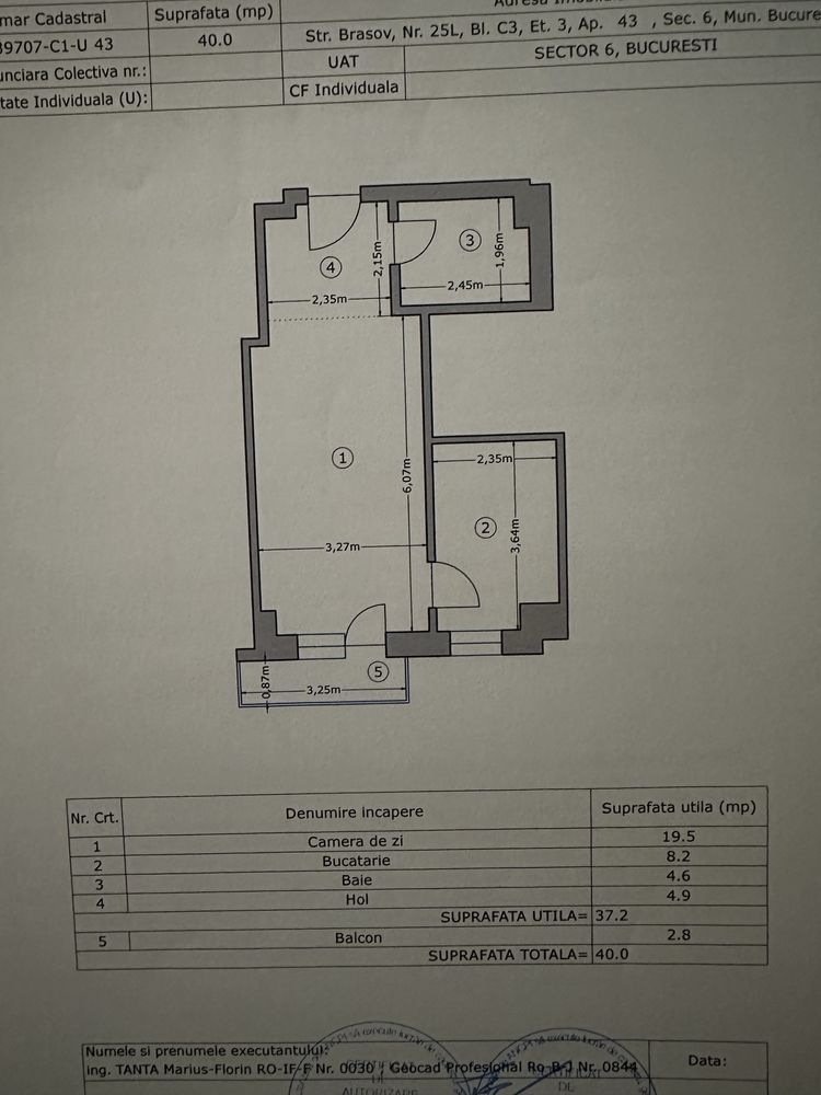 Studio 2 camere modern | Investiție cu randament | Etaj 3 | 40 mp - Poză 4