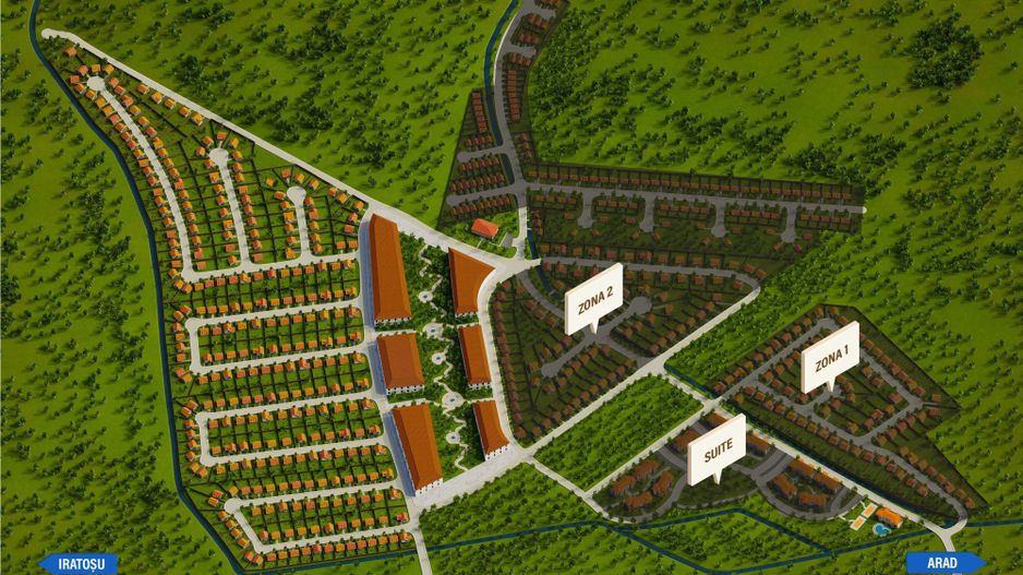 De vanzare parcele de teren, 823 mp, Westfield Arad - Poză 1