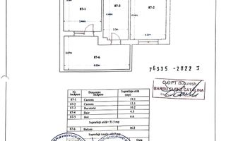 2 Camere cu Terasa Parcare subterana Inclusa-Titan Pallady - Schiță 11