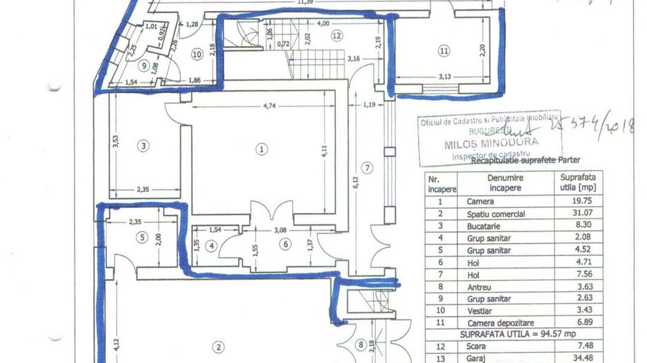 Spatiu comercial 39,22 mp + 18,17 mp pivnita + curte 18 mp - sos. Viilor - Poză 15