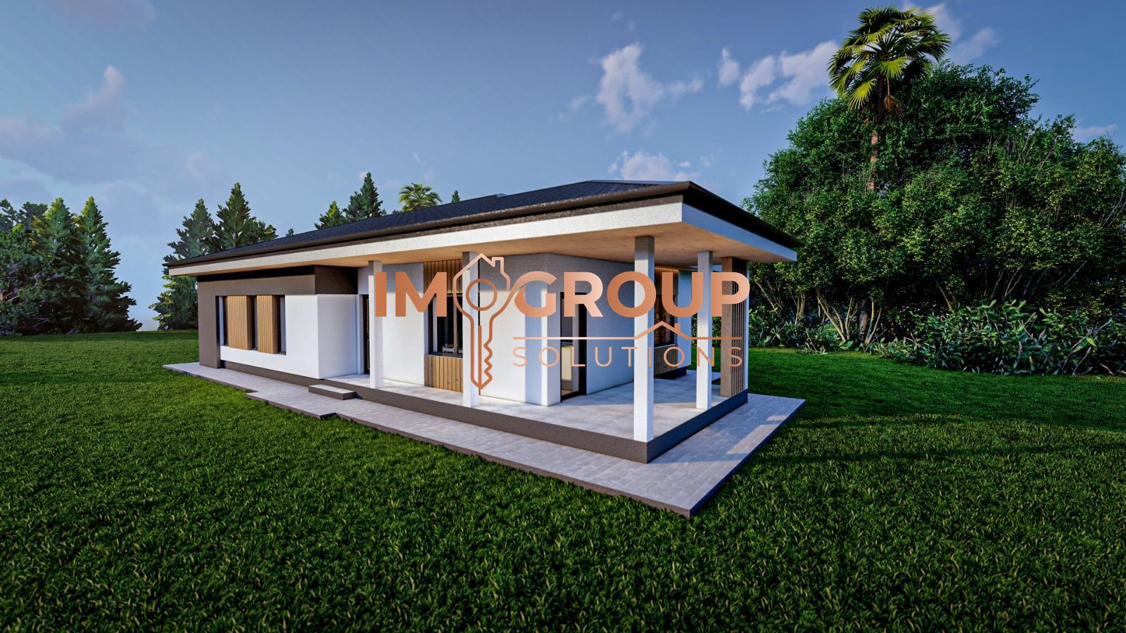 CASA INDIVIDUALA PLAN PARTER - 128 MP - VOROVESTI - Poză 1
