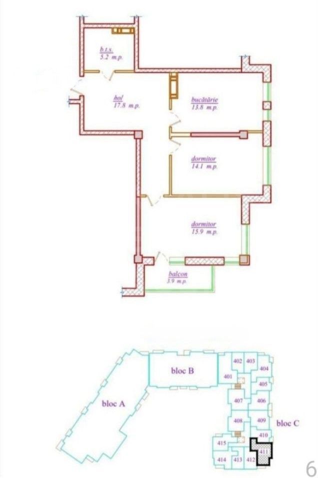 Vânzare, apartament, 2 camere, str. Nicolae Dimo, Durlești - Poză 1