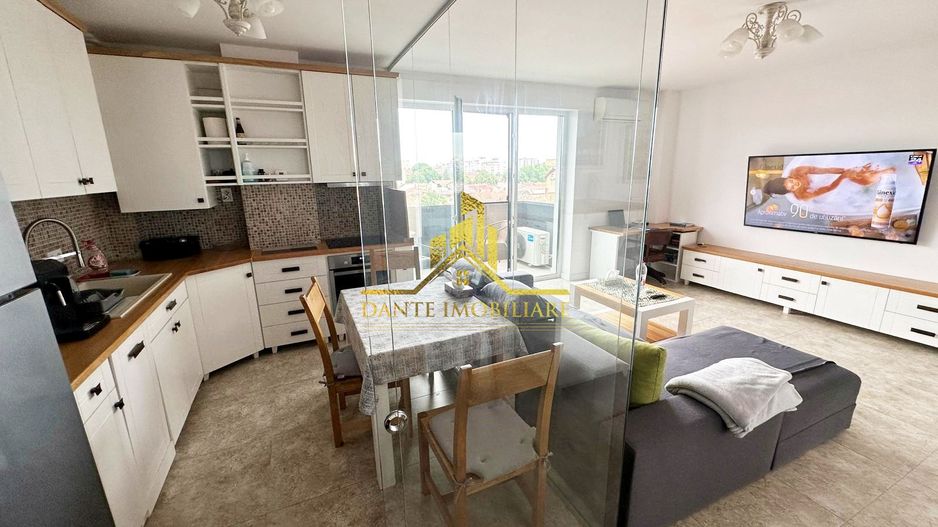 2 camere, mobilat modern, bloc nou, terasa, parcare, Centru, Anton Pan - Poză 12