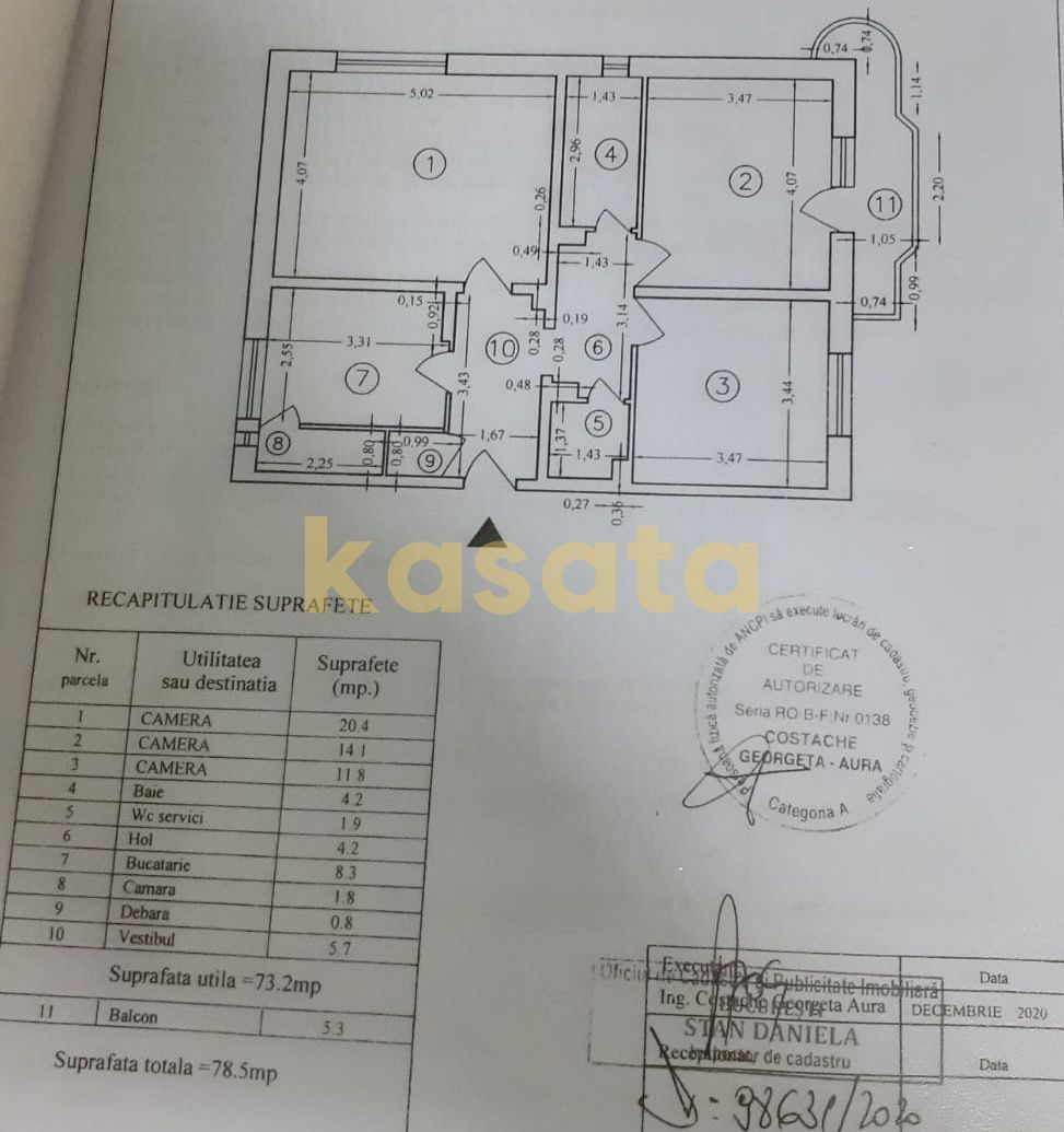 OPORTUNITATE | 3 CAMERE | DECEBAL - Schiță 9