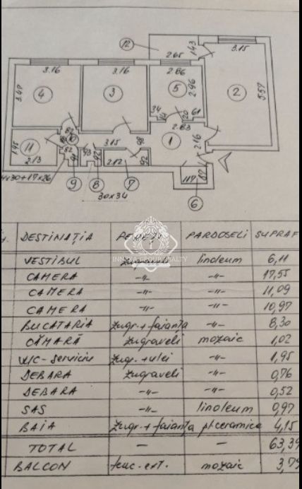 Rahova-Barca | 3 camere | 67mp | et 6 | dec | bloc reabilitat | 110.000 euro - Poză 10