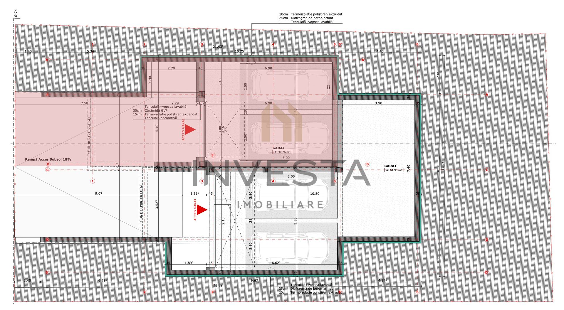 Duplex modern | 191 mp | curte proprie | garaj dublu | Andrei Muresanu - Schiță 3